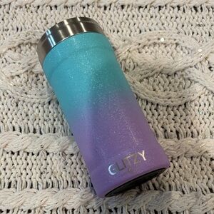 Glitzy Blue and Purple Tumbler